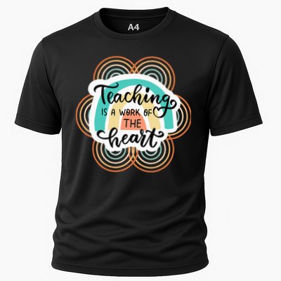 Teaching Is A Work Of The Heart Performance Shirt