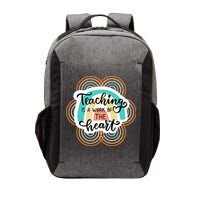 Teaching Is A Work Of The Heart Vector Backpack