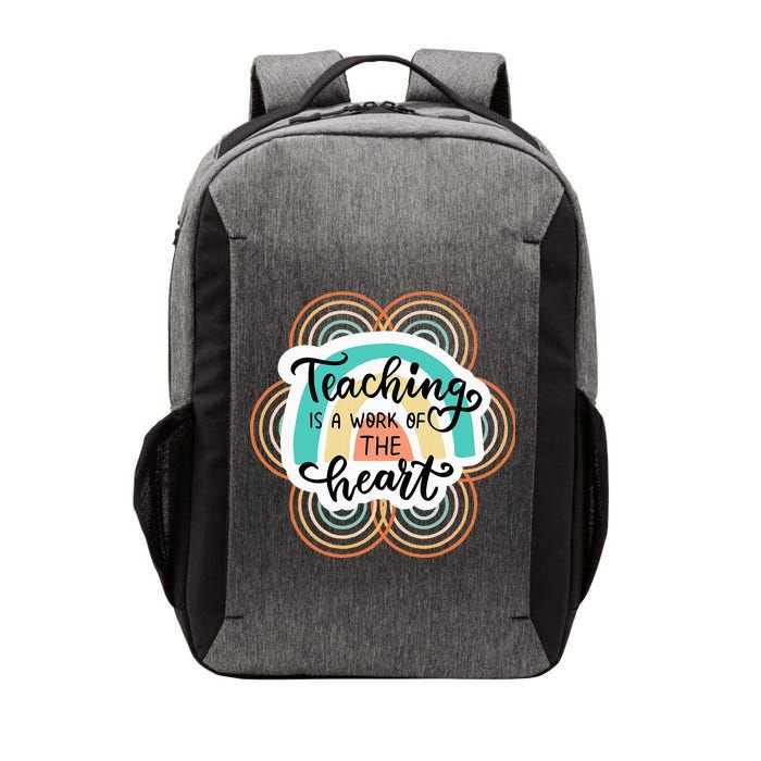 Teaching Is A Work Of The Heart Vector Backpack