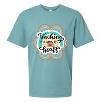 Teaching Is A Work Of The Heart Sueded Cloud Jersey T-Shirt