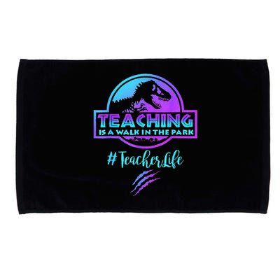 Teaching is a Walk in Park Teacher Life Funny Mother's Day Microfiber Hand Towel