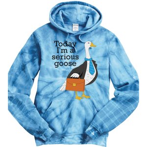 Today IM A Serious Goose Funny Goose Tie Dye Hoodie