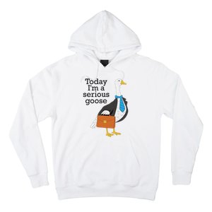 Today IM A Serious Goose Funny Goose Hoodie