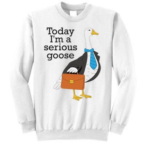 Today IM A Serious Goose Funny Goose Sweatshirt