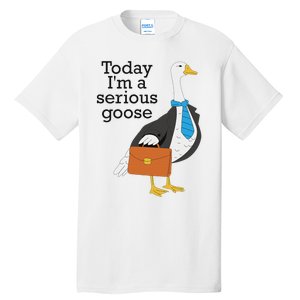 Today IM A Serious Goose Funny Goose Tall T-Shirt