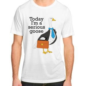 Today IM A Serious Goose Funny Goose Adult ChromaSoft Performance T-Shirt