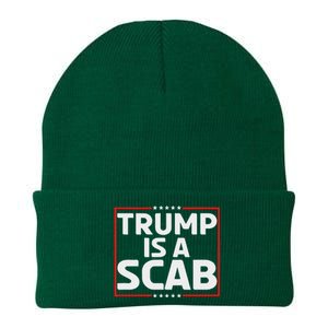 Trump Is A Scab Knit Cap Winter Beanie