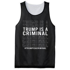 Trump Is A Criminal Trump For Prison Mesh Reversible Basketball Jersey Tank