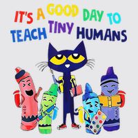 Teacher It's A Good Day To Teach Tiny Humans Womens Funnel Neck Pullover Hood