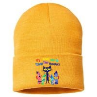 Teacher It's A Good Day To Teach Tiny Humans Sustainable Knit Beanie