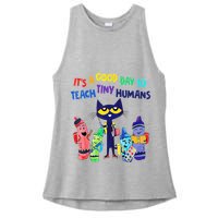 Teacher It's A Good Day To Teach Tiny Humans Ladies PosiCharge Tri-Blend Wicking Tank