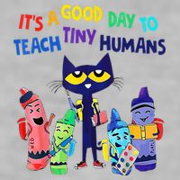 Teacher It's A Good Day To Teach Tiny Humans Ladies PosiCharge Tri-Blend Wicking Tank
