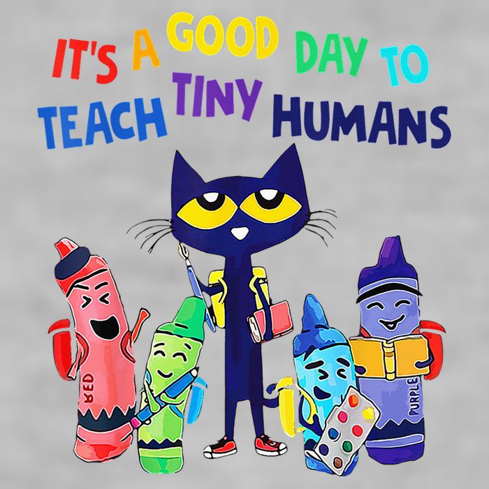 Teacher It's A Good Day To Teach Tiny Humans Ladies PosiCharge Tri-Blend Wicking Tank
