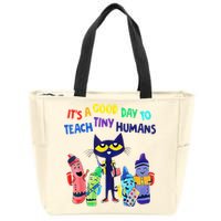 Teacher It's A Good Day To Teach Tiny Humans Zip Tote Bag