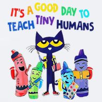 Teacher It's A Good Day To Teach Tiny Humans Sueded Cloud Jersey T-Shirt
