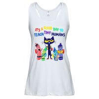 Teacher It's A Good Day To Teach Tiny Humans Ladies Essential Flowy Tank