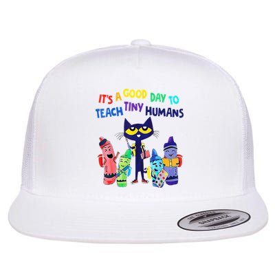 Teacher It's A Good Day To Teach Tiny Humans Flatbill Hat