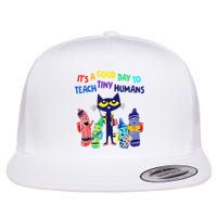 Teacher It's A Good Day To Teach Tiny Humans Flatbill Hat