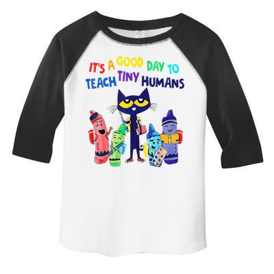 Teacher It's A Good Day To Teach Tiny Humans Toddler Fine Jersey T-Shirt