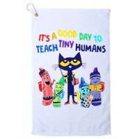 Teacher It's A Good Day To Teach Tiny Humans Golf Towel