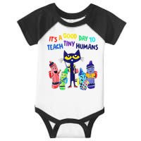 Teacher It's A Good Day To Teach Tiny Humans Infant Baby Jersey Bodysuit
