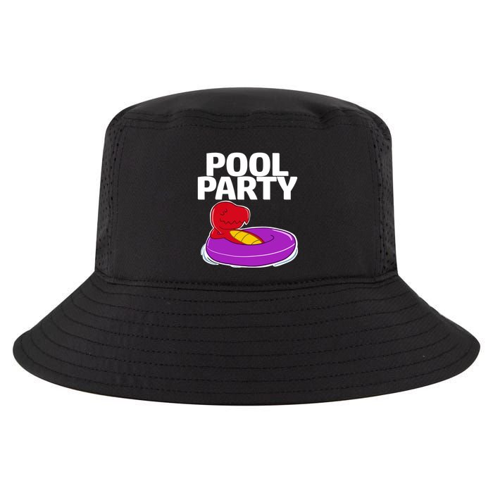 Tgiftrex In A Floater Pool Party Cool Gift Cool Comfort Performance Bucket Hat