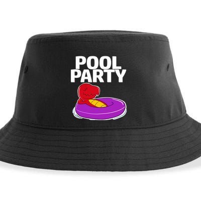 Tgiftrex In A Floater Pool Party Cool Gift Sustainable Bucket Hat