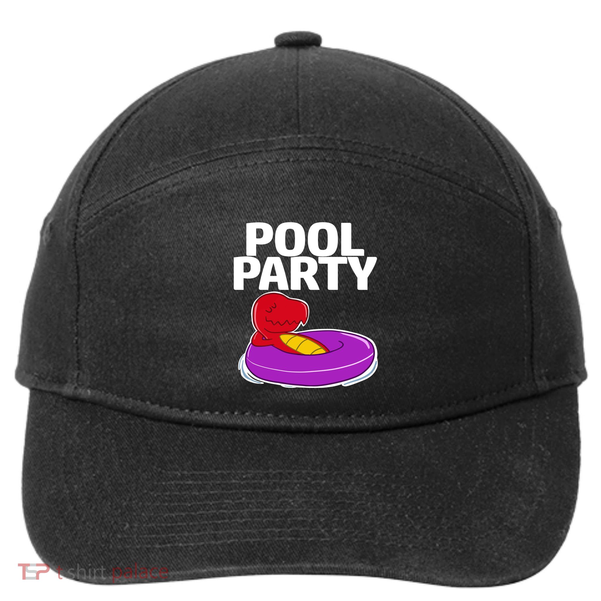 Tgiftrex In A Floater Pool Party Cool Gift 7-Panel Snapback Hat