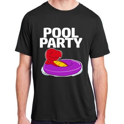 Tgiftrex In A Floater Pool Party Cool Gift Adult ChromaSoft Performance T-Shirt