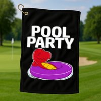 Tgiftrex In A Floater Pool Party Cool Gift Golf Towel