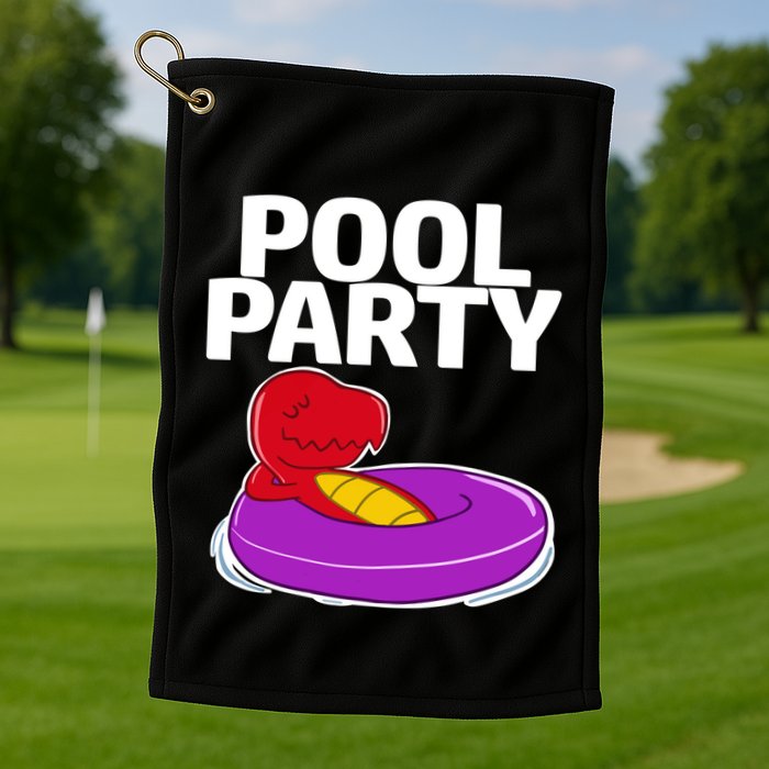 Tgiftrex In A Floater Pool Party Cool Gift Golf Towel