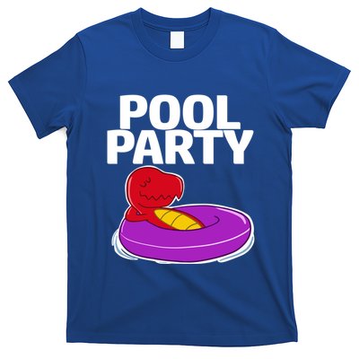 Tgiftrex In A Floater Pool Party Cool Gift T-Shirt