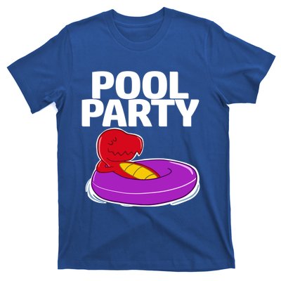 Tgiftrex In A Floater Pool Party Cool Gift T-Shirt