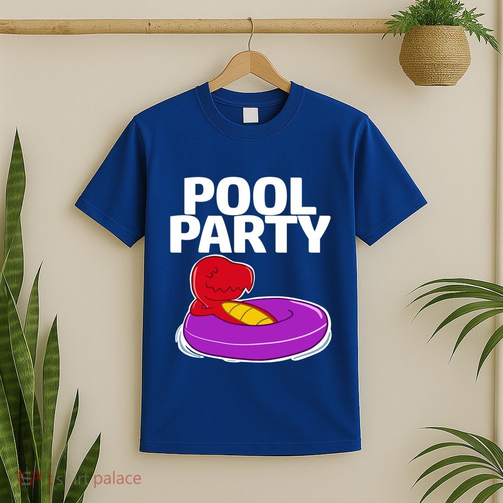 Tgiftrex In A Floater Pool Party Cool Gift T-Shirt