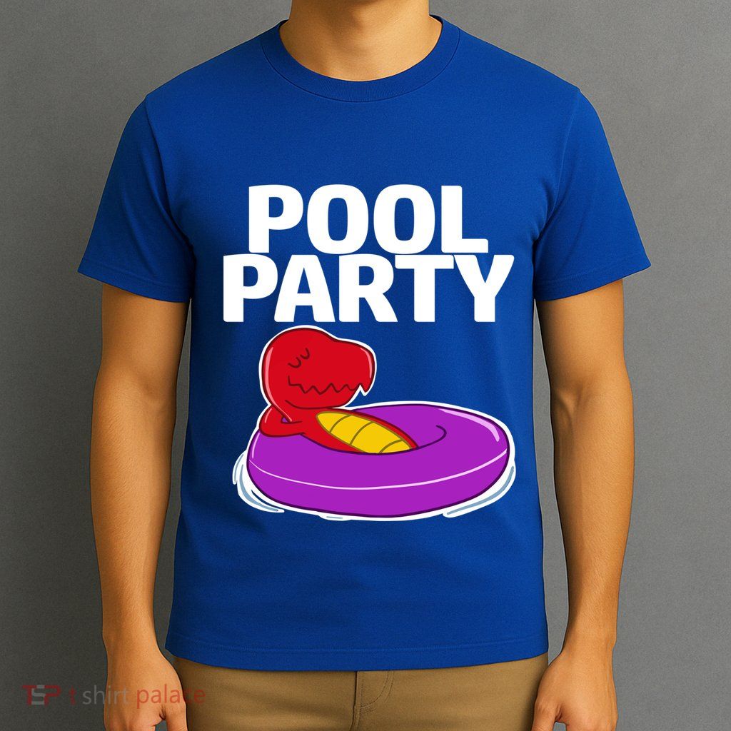 Tgiftrex In A Floater Pool Party Cool Gift T-Shirt