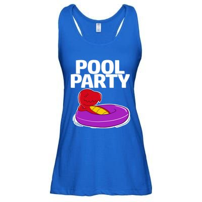 Tgiftrex In A Floater Pool Party Cool Gift Ladies Essential Flowy Tank