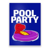 Tgiftrex In A Floater Pool Party Cool Gift Poster