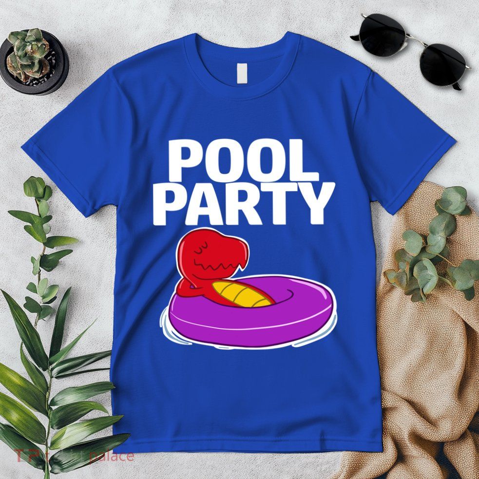 Tgiftrex In A Floater Pool Party Cool Gift Premium T-Shirt