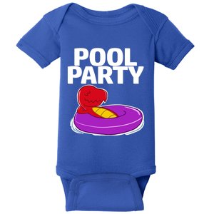 Tgiftrex In A Floater Pool Party Cool Gift Baby Bodysuit