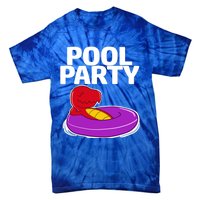 Tgiftrex In A Floater Pool Party Cool Gift Tie-Dye T-Shirt