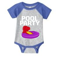 Tgiftrex In A Floater Pool Party Cool Gift Infant Baby Jersey Bodysuit