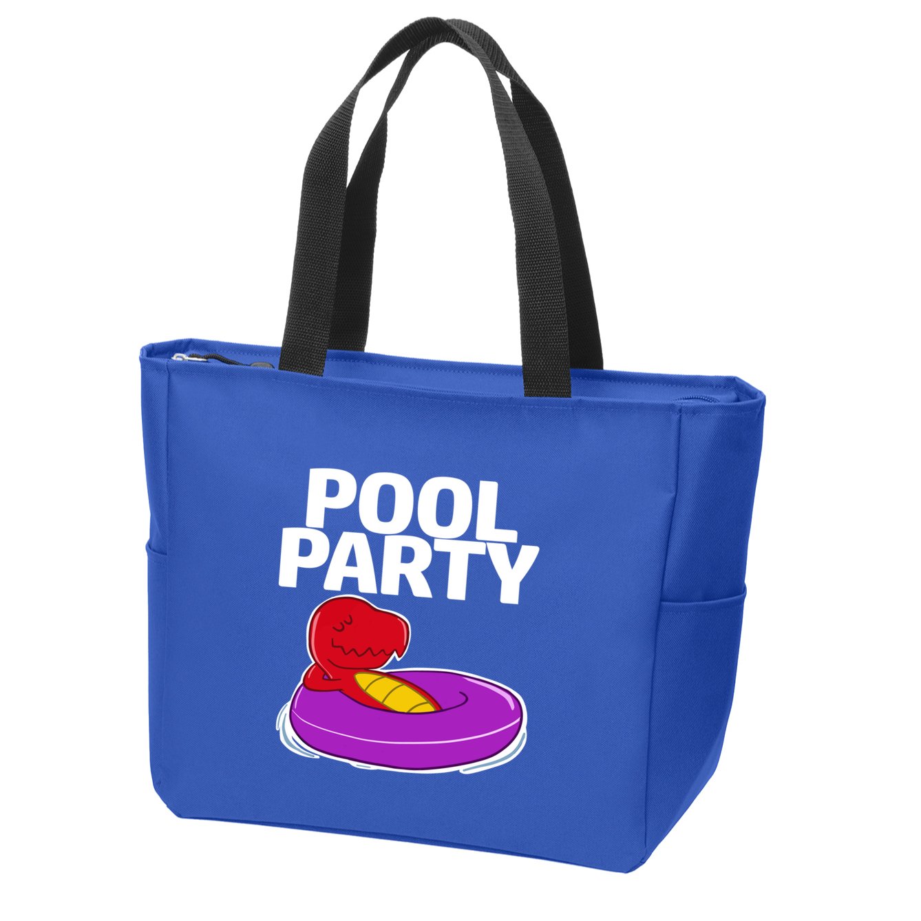 Tgiftrex In A Floater Pool Party Cool Gift Zip Tote Bag