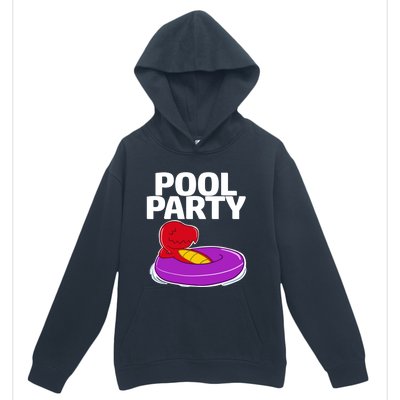 Tgiftrex In A Floater Pool Party Cool Gift Urban Pullover Hoodie