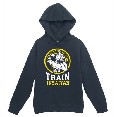 Train Insaiyan Anime Gym And Workout Motivational Premium Urban Pullover Hoodie