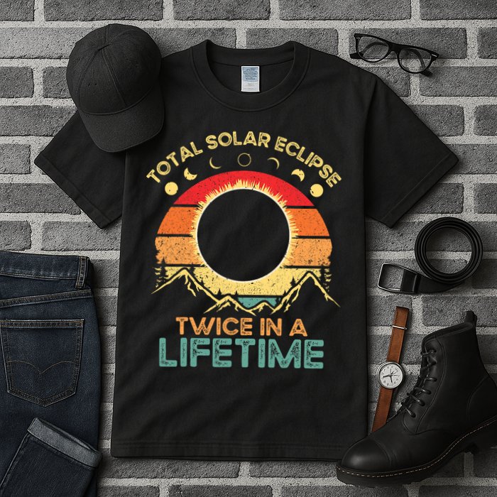 Twice In A Lifetime Solar Eclipse 2024 Total Eclipse Tall T-Shirt