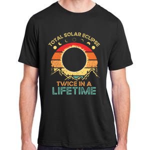 Twice In A Lifetime Solar Eclipse 2024 Total Eclipse Adult ChromaSoft Performance T-Shirt