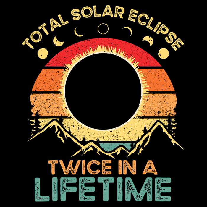 Twice In A Lifetime Solar Eclipse 2024 Total Eclipse 16 in Basic Backpack