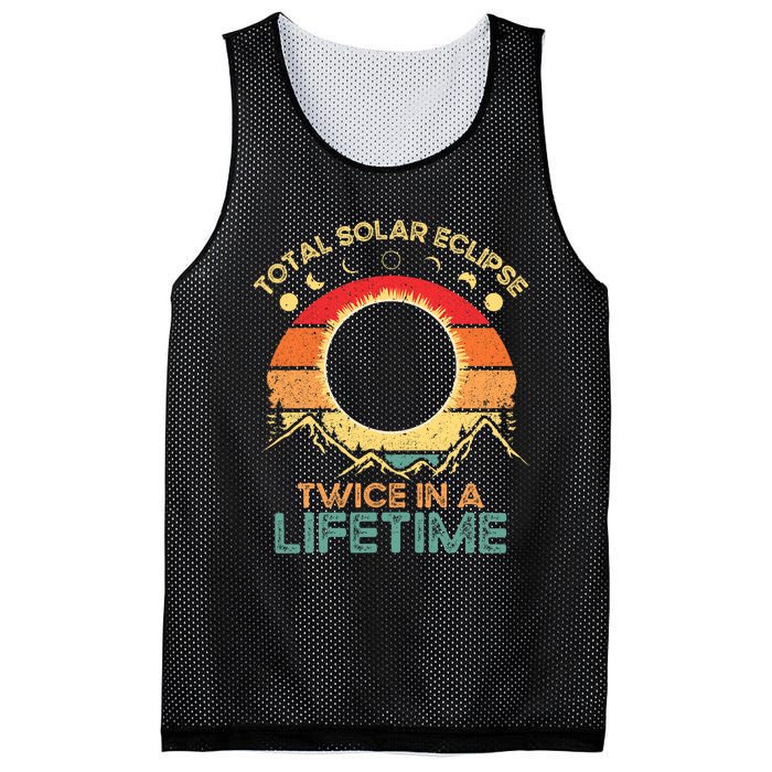 Twice In A Lifetime Solar Eclipse 2024 Total Eclipse Mesh Reversible Basketball Jersey Tank