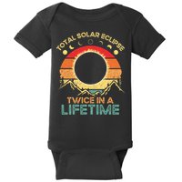 Twice In A Lifetime Solar Eclipse 2024 Total Eclipse Baby Bodysuit