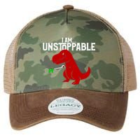 Trex I Am Unstoppable Dinosaur Funny Legacy Tie Dye Trucker Hat